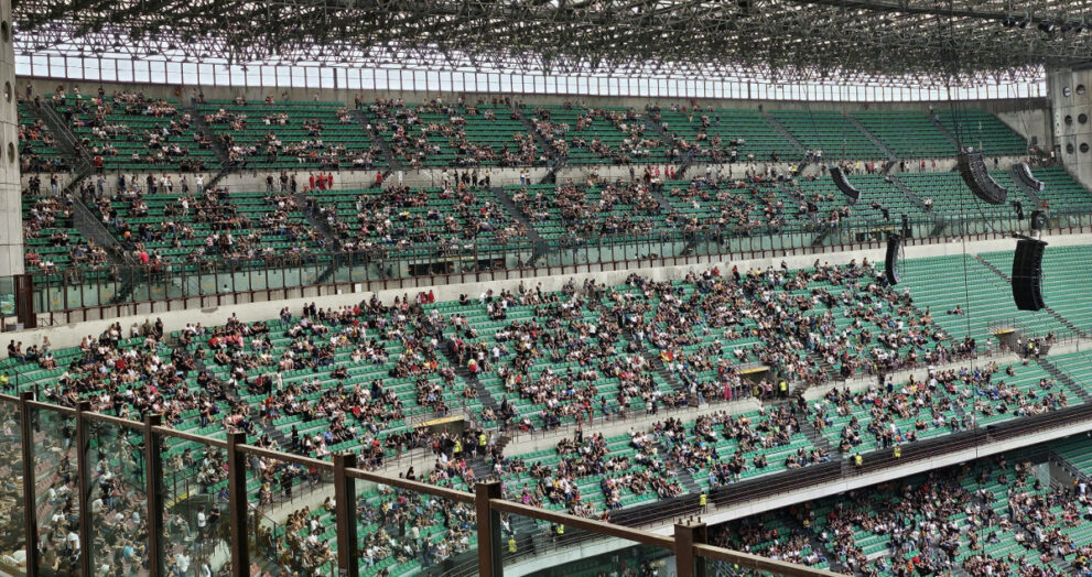 Stadio San Siro Terzo Verde Milano Azzurra