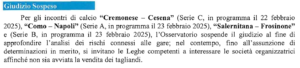 ComoNapoli Giudizio Sospeso