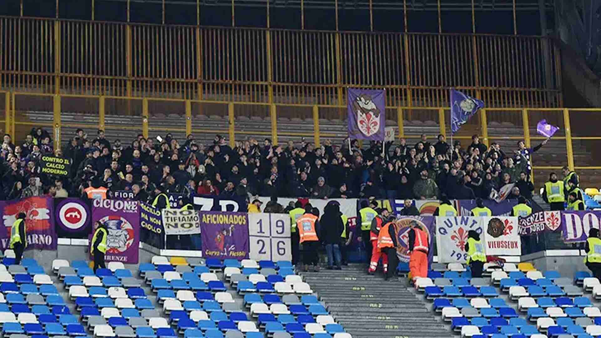 napoli fiorentina settore ospiti
